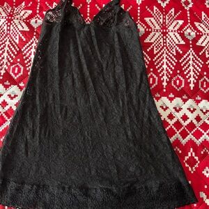 Black Lace Sleep Dress